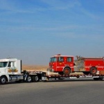 fire truck towing